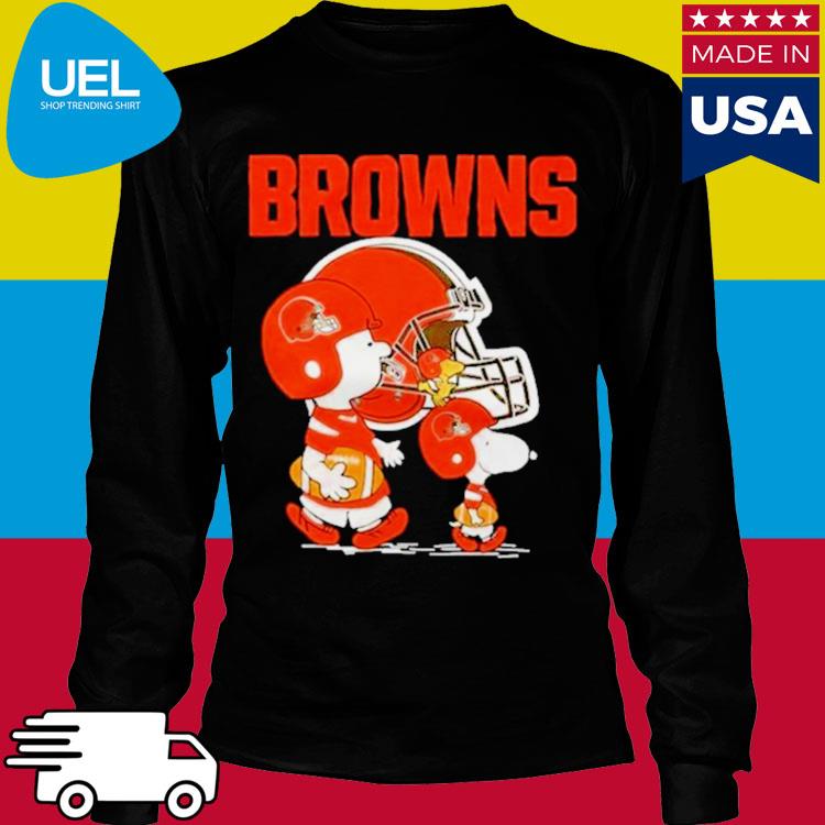 Cleveland Browns Snoopy and Charlie Brown Peanuts shirt, hoodie, sweater,  long sleeve and tank top