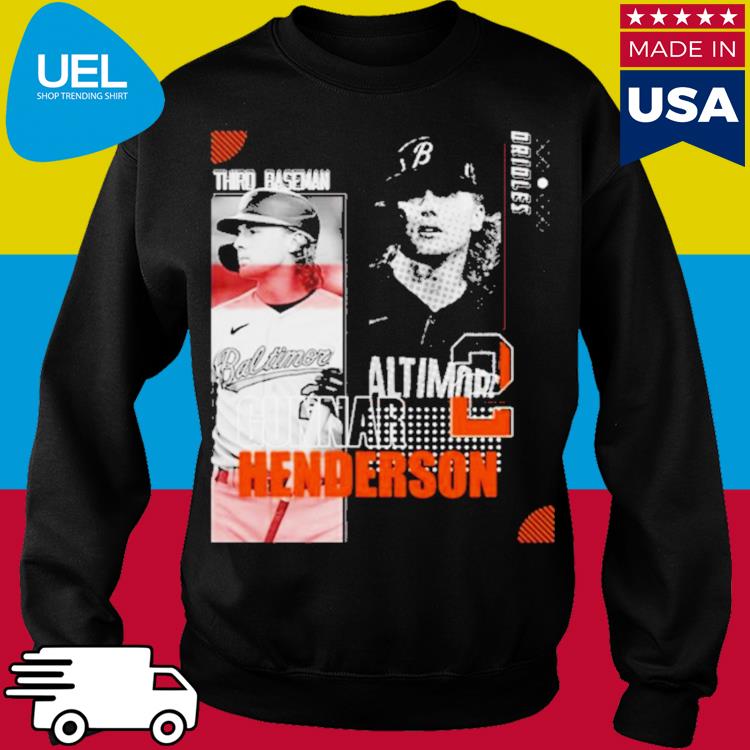 Official Gunnar henderson baseball paper orioles 2 third baseman T-shirt,  hoodie, tank top, sweater and long sleeve t-shirt