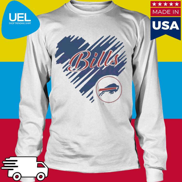 Heart Buffalo Bills NFL team logo shirt, hoodie, sweater and long