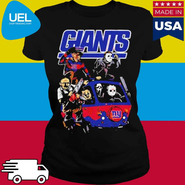 NY Giants Horror Movie Football Hoodie, New York Giants Halloween