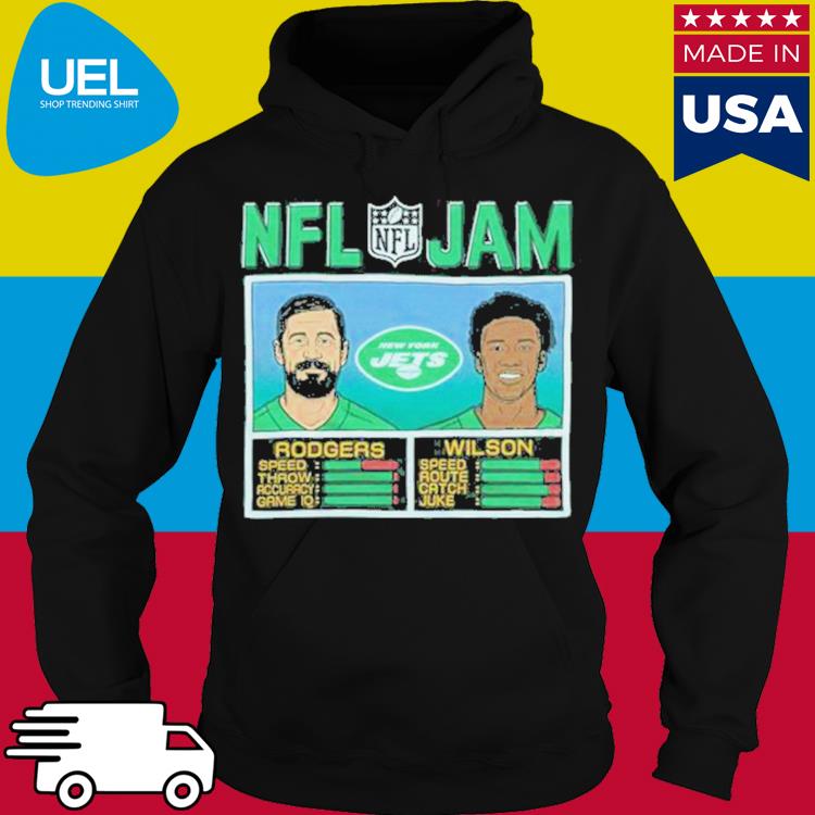 Logo NFL Jam New York Jets Rodgers and Wilson Shirt, hoodie, longsleeve,  sweater