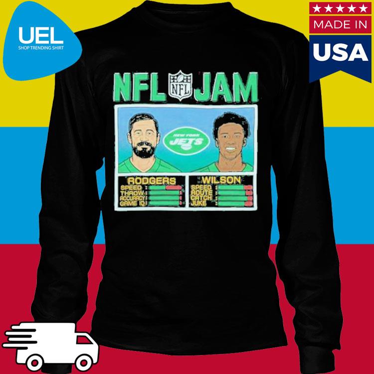 Nfl Jam New York Jets Rodgers And Wilson Shirt, hoodie, longsleeve