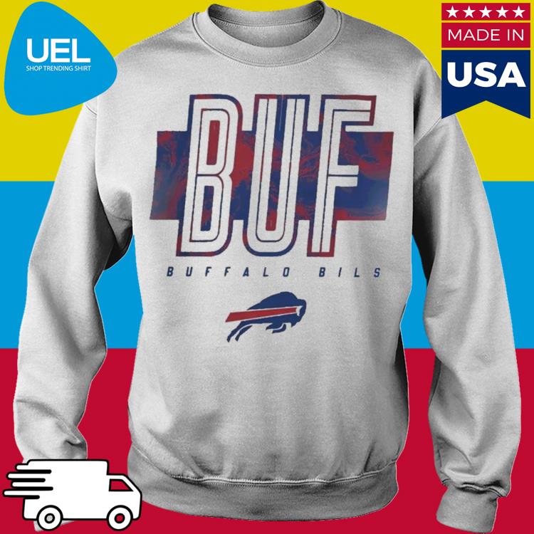 Official nfl team apparel buffalo bills abbreviated grey shirt - Limotees