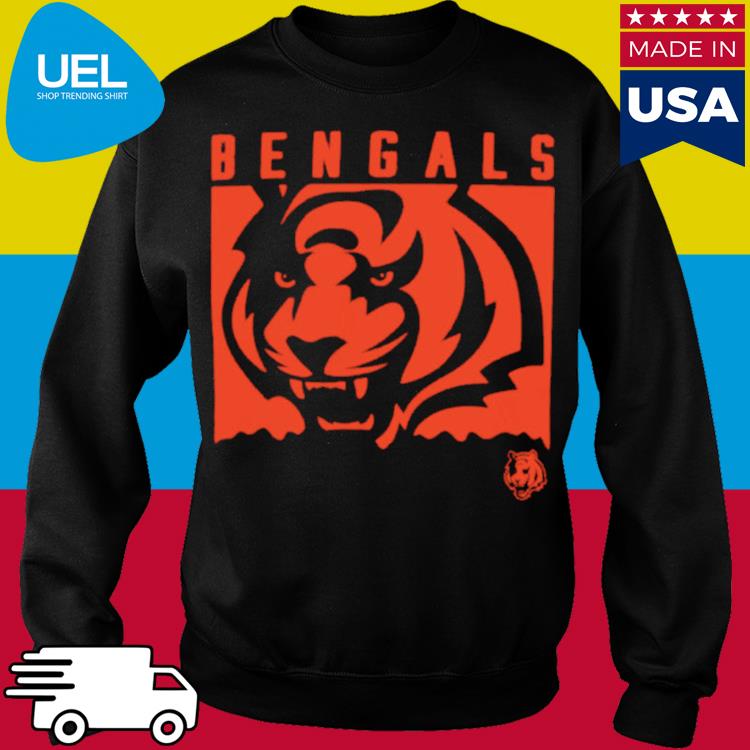 Nfl Team Apparel Youth Cincinnati Bengals Liquid Camo T-shirt