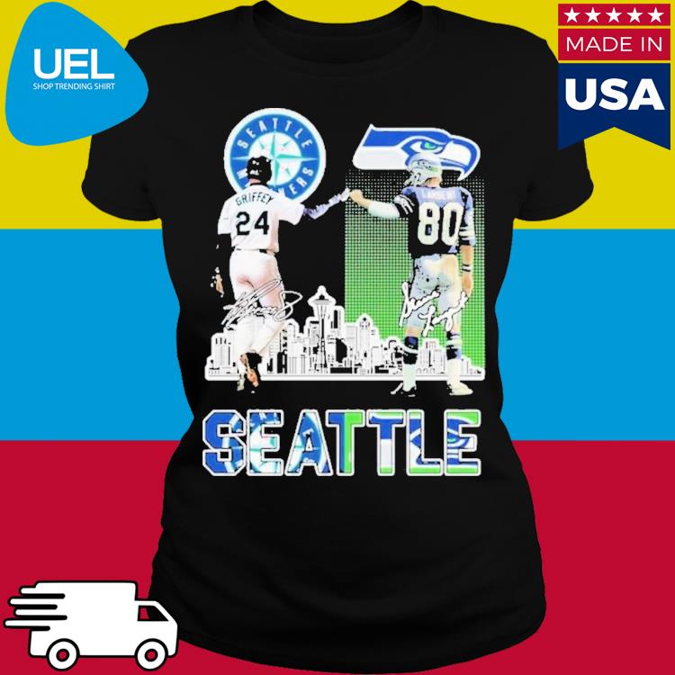 Official seattle Seahawks and Seattle mariners signature T-shirts, hoodie,  sweater, long sleeve and tank top