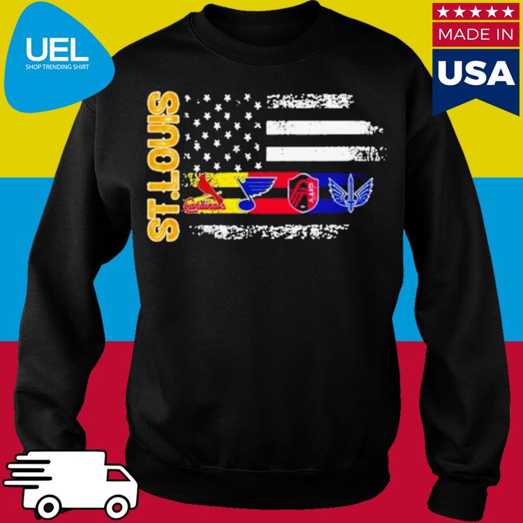 St. Louis Cardinals St. Louis Blues St. Louis Battlehawks St. Louis City SC  logo St. Louis city 2023 shirt, hoodie, sweater, long sleeve and tank top