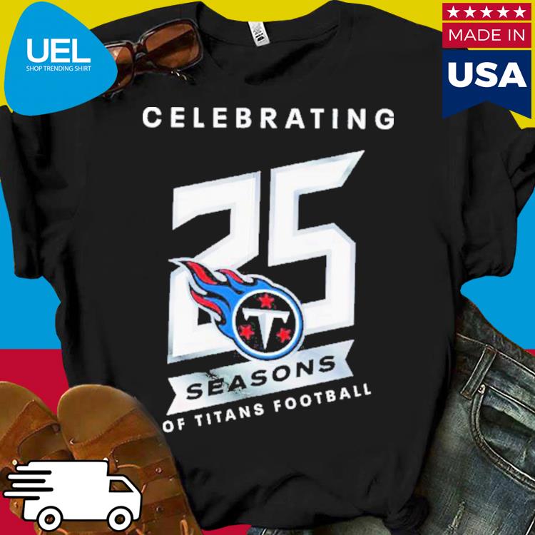 Tennessee Titans 25th Season Celebration Collection 3DShirt - BTF