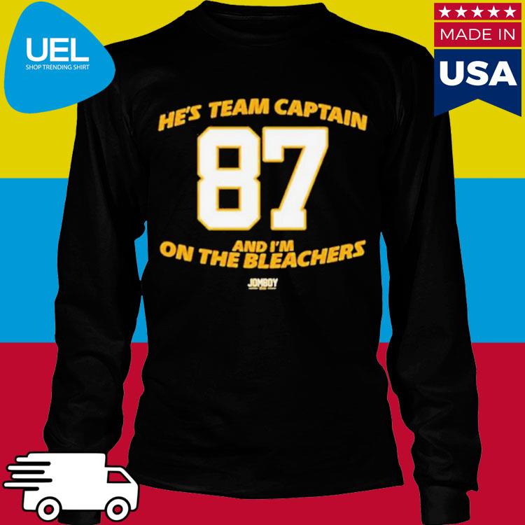 Official he's Team Captain And I'm On The Bleachers Shirt, hoodie, sweater,  long sleeve and tank top