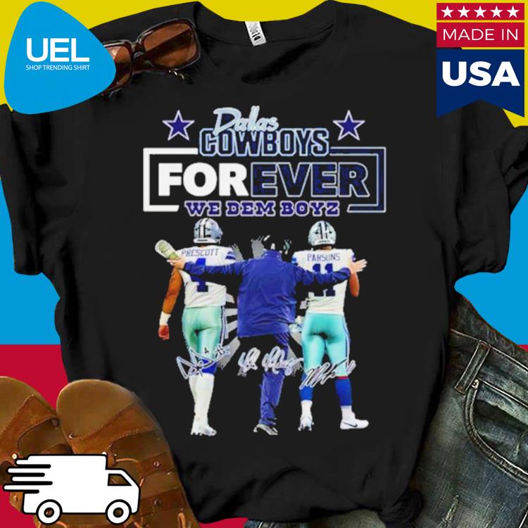 Dallas Cowboys Forever We Dem Boyz Dak Prescott And Micah Parsons  Signatures Shirt