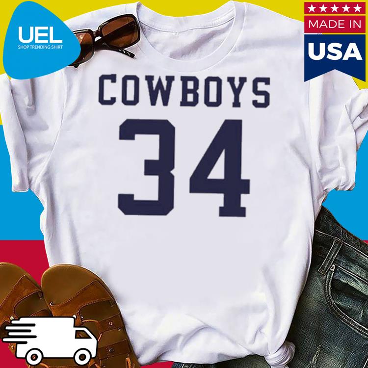 Alan Jackson Cowboys 34 Dallas Cowboys Shirt