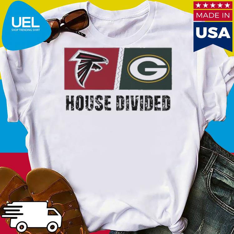 Atlanta Falcons Vs Green Bay Packers House Divided Shirt - Hersmiles