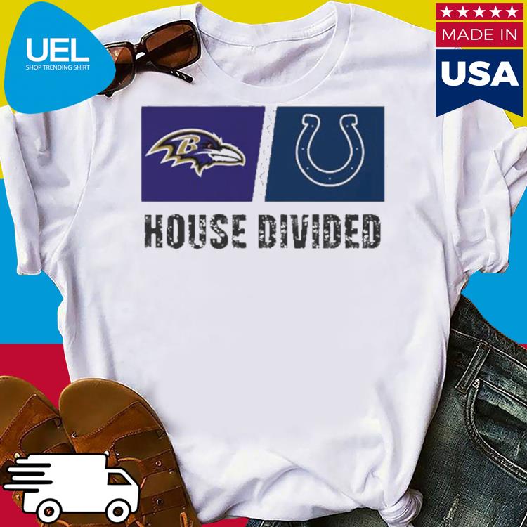 Baltimore Ravens vs Indianapolis Colts House Divided Shirt, hoodie