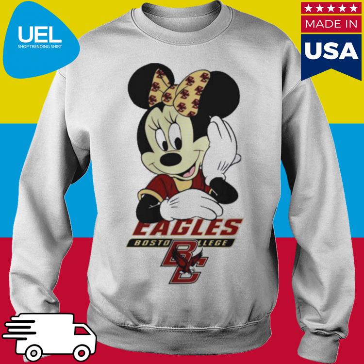 Boston College Eagles Ncaa Mimi Mouse Walt Disney Shirt - Peanutstee