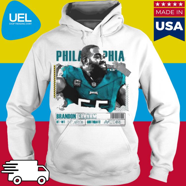 Top brandon Graham 4 3 1988 Philadelphia Eagles football player paper  poster gift shirt, hoodie, sweater, long sleeve and tank top