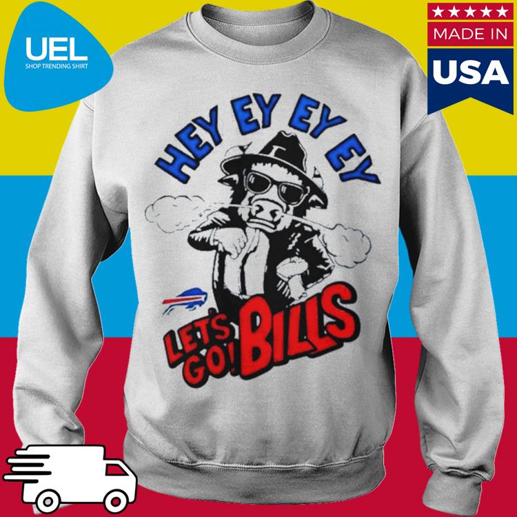 Buffalo Bills Let's Go Bills Mascot Hey Ey Ey Ey Shirt, hoodie