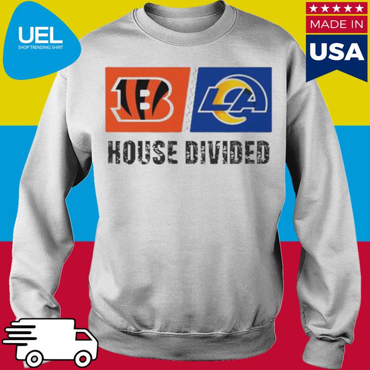 Cincinnati Bengals Vs Los Angeles Rams House Divided Shirt