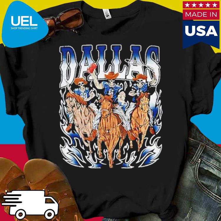 Dallas Cowboys Skeleton Halloween 2023 Shirt