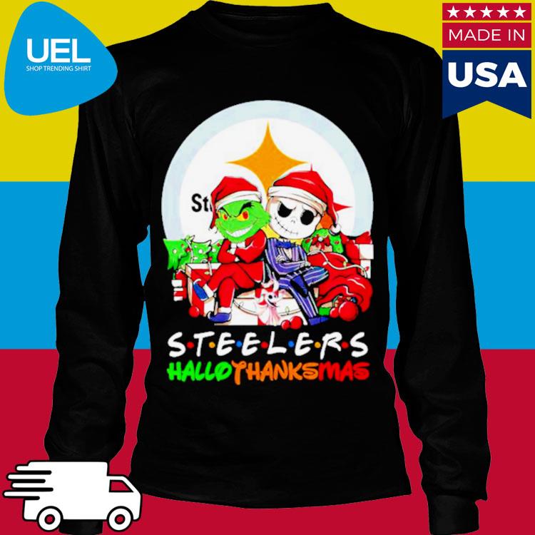 Official The Grinch hand holding ornament Pittsburgh Steelers Christmas  Shirt, Hoodie, Long Sleeved, SweatShirt