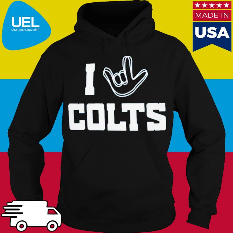 Indianapolis Colts The Nfl Asl Collection By Love Sign Tri-blend T-shirt,Sweater,  Hoodie, And Long Sleeved, Ladies, Tank Top