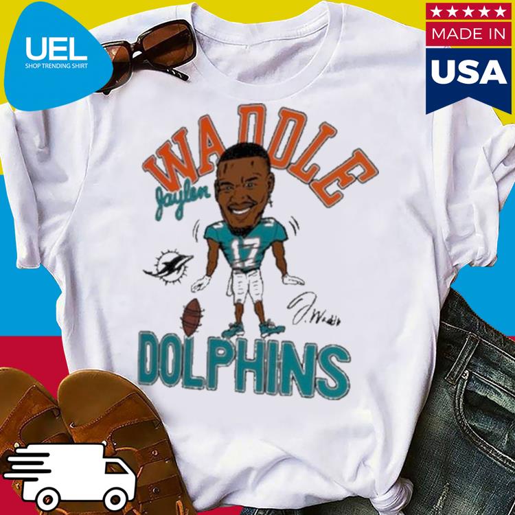 Official jaylen Waddle Miami Dolphins Graphic Shirt, hoodie, tank top,  sweater and long sleeve t-shirt