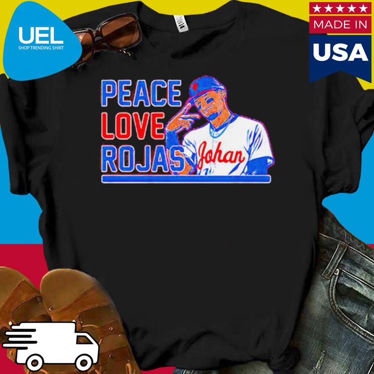 Original johan Rojas Peace Love Rojas Shirt, hoodie, sweater, long