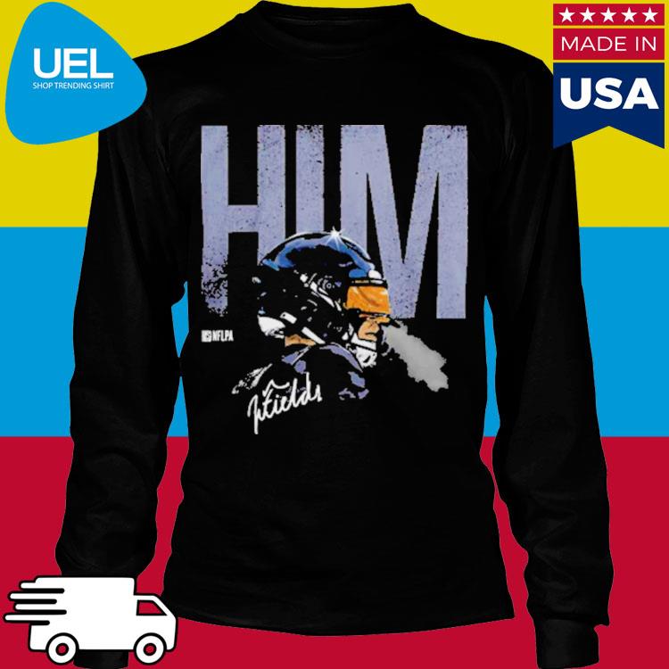 Justin Fields Chicago Him WHT shirt, hoodie, sweater, long sleeve