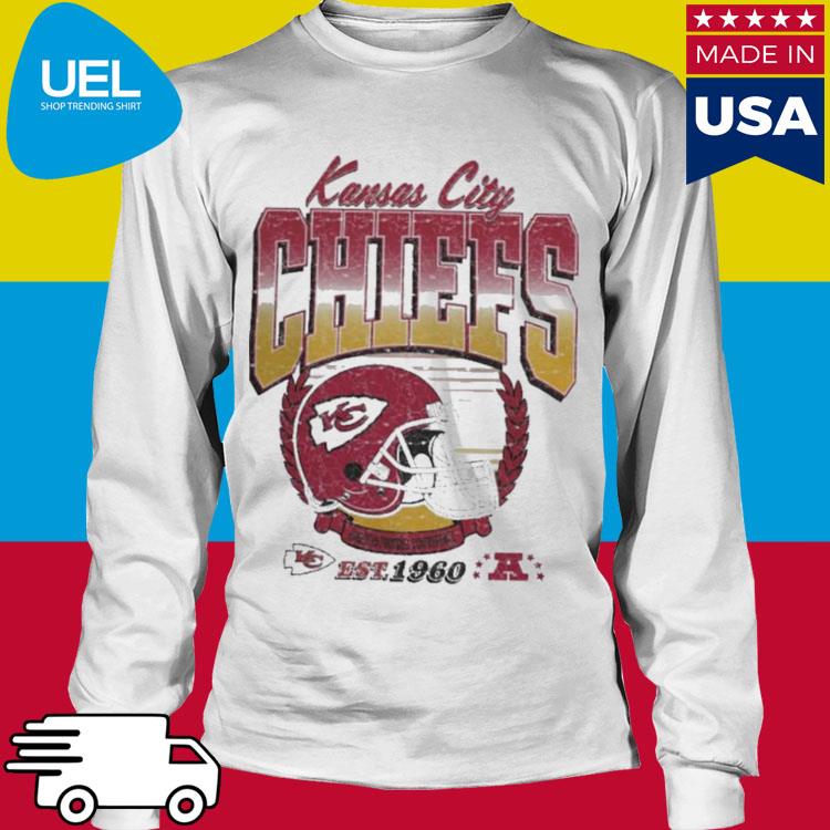 Kansas City Chiefs New Era Long Sleeve Hoodie T-Shirt - Red