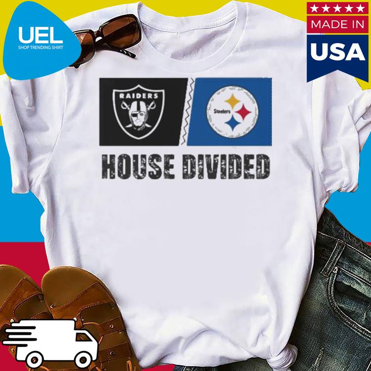 House Divided Las Vegas Raiders Vs Pittsburgh Steelers Shirt, hoodie,  longsleeve, sweatshirt, v-neck tee