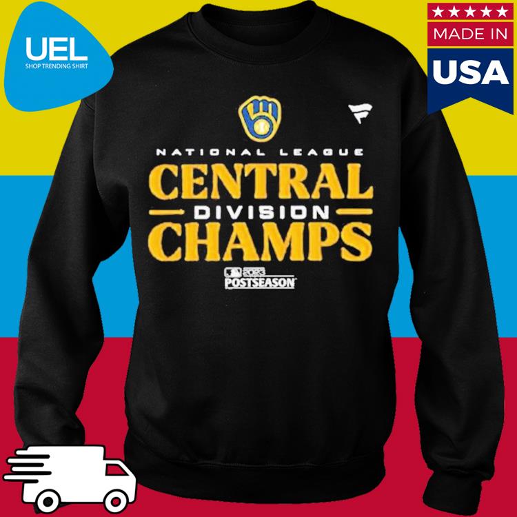 Official milwaukee Brewers National League Central Division Champs 2023  Postseason T-shirt, hoodie, sweater, long sleeve and tank top