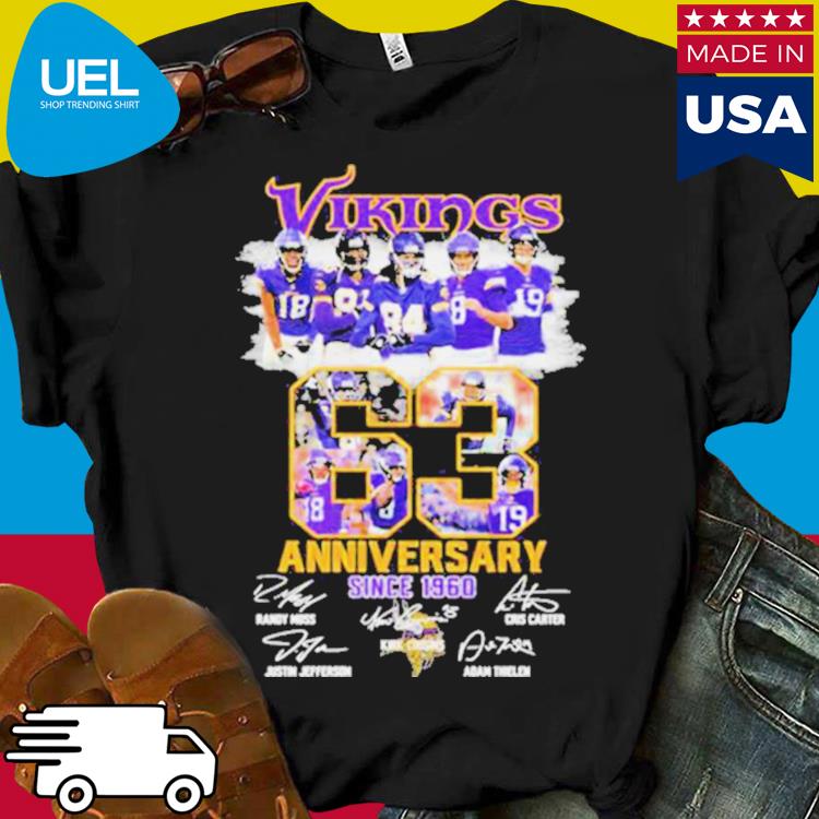 Minnesota Vikings 63 Anniversary Since 1960 Shirt