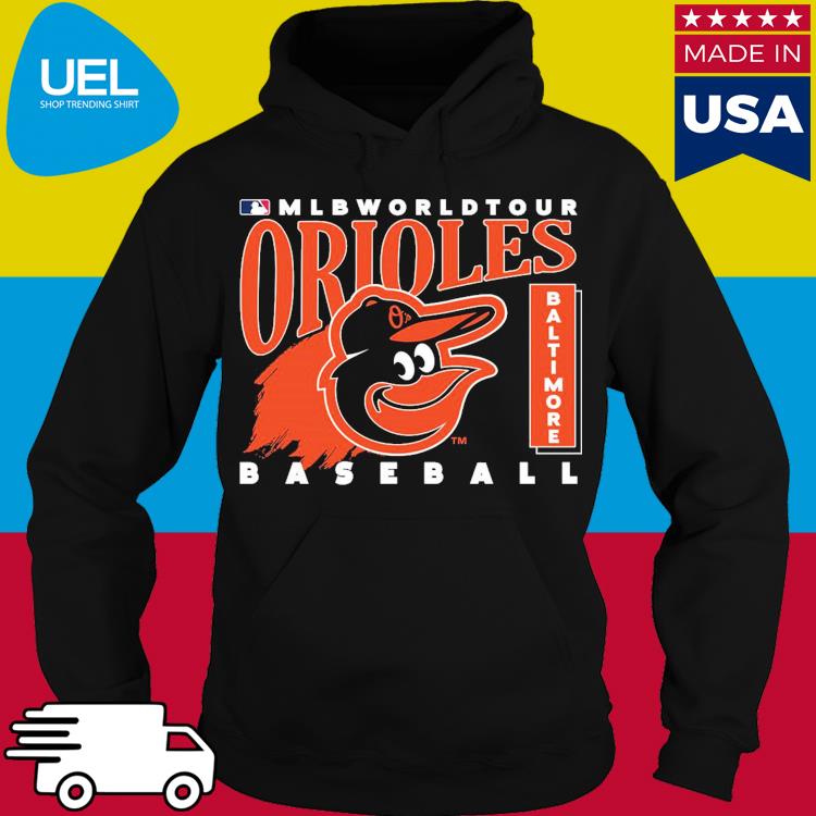 MLB World Tour Baltimore Orioles logo T-shirt, hoodie, sweater, long sleeve  and tank top