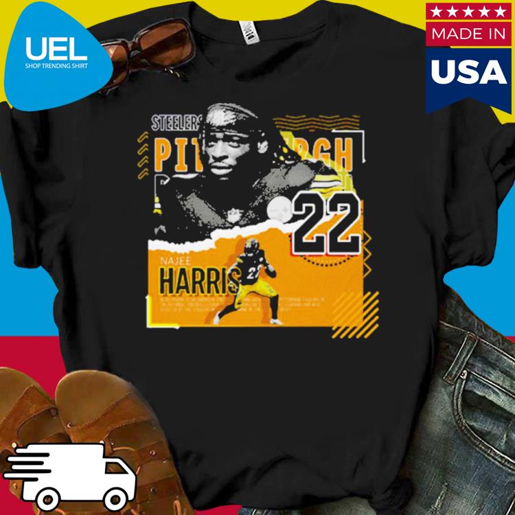 Official najee Harris 22 Pittsburgh Steelers football retro Shirt, hoodie,  sweater, long sleeve and tank top