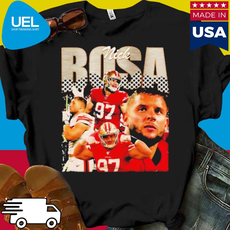 Nick Bosa San Francisco Football Merch Shirt Vintage 90S Bootleg