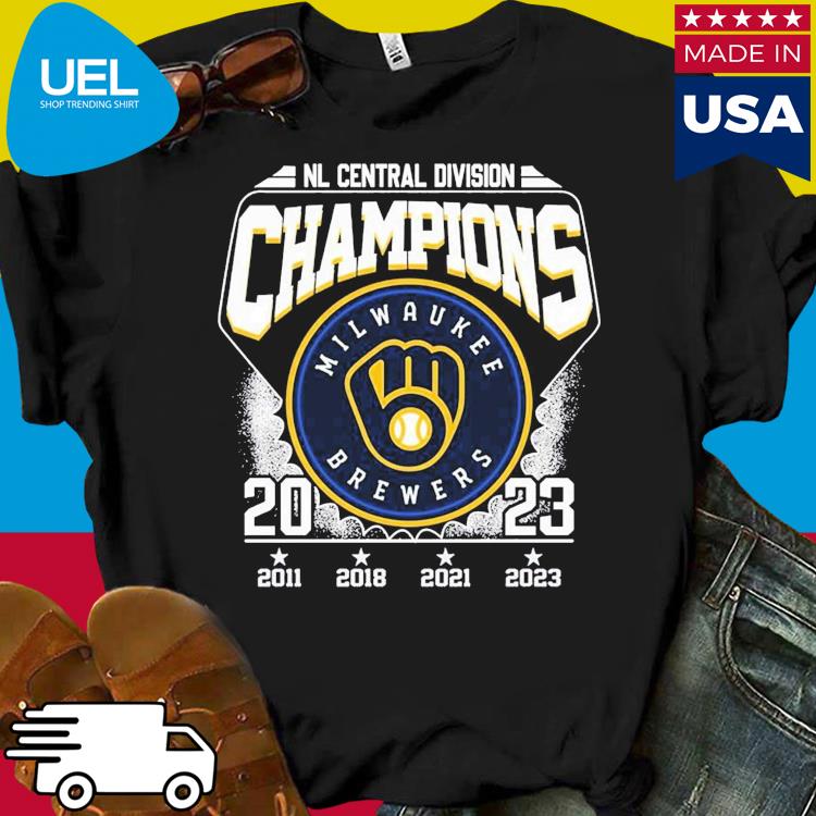 NL Central Divison Champions Milwaukee Brewers 2011 2018 2021 2023 shirt,  hoodie, sweater, long sleeve and tank top