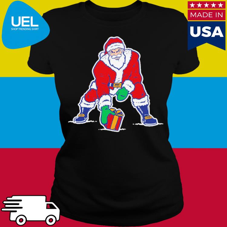 Old School Patriots Santa Logo Shirt