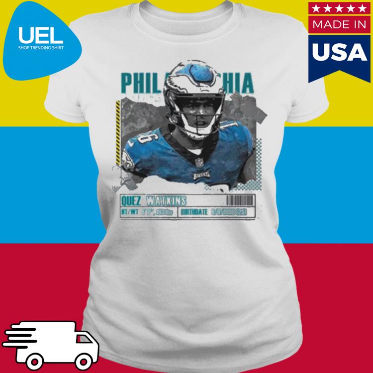 Official quez watkins football paper poster eagles shirt, hoodie, tank top,  sweater and long sleeve t-shirt