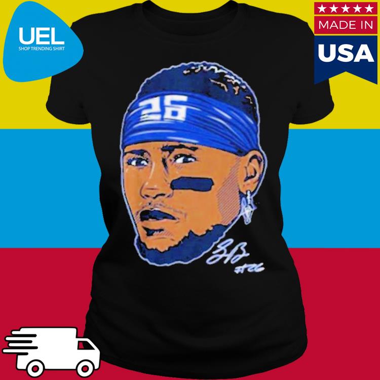 Saquon Barkley Superstar Pose Signature Shirt