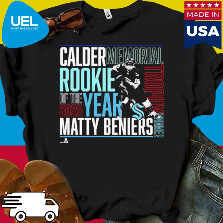 Seattle Kraken Matty Beniers Rookie Of The Year Shirt, hoodie