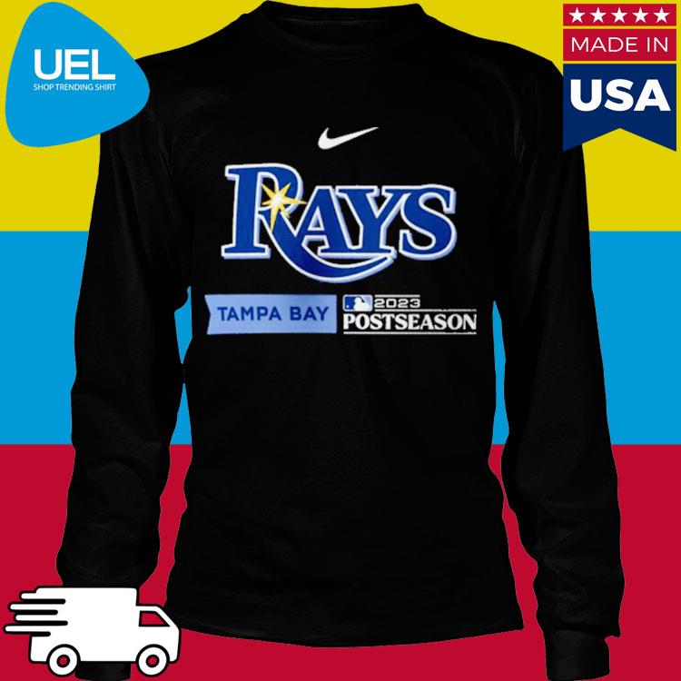 Official Tampa bay rays nike 2023 postseason authentic collection dugout  T-shirt, hoodie, tank top, sweater and long sleeve t-shirt