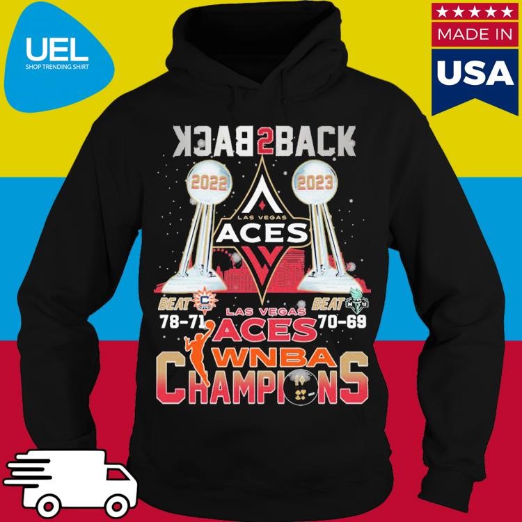 Las Vegas Aces Back 2 Back WNBA Champions 2022 2023 logo shirt, hoodie,  sweater, long sleeve and tank top