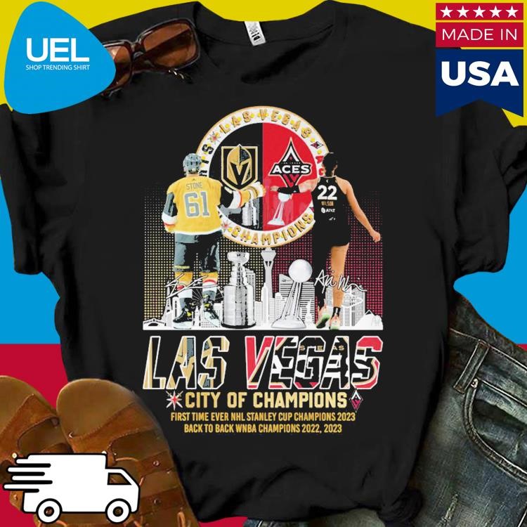 Las Vegas City Of Champions Stanley Cup And WNBA Champions Shirt -  TeeBlissful