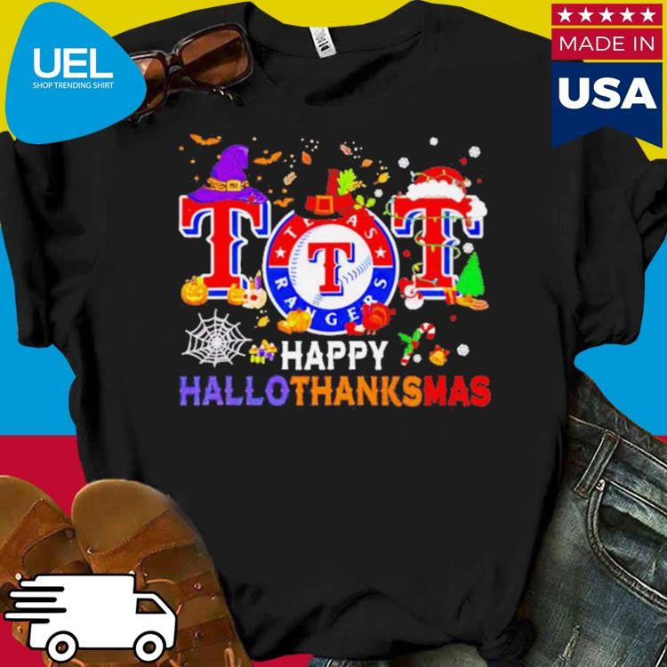 Texas Rangers Happy HalloThanksMas shirt - ABeautifulShirt