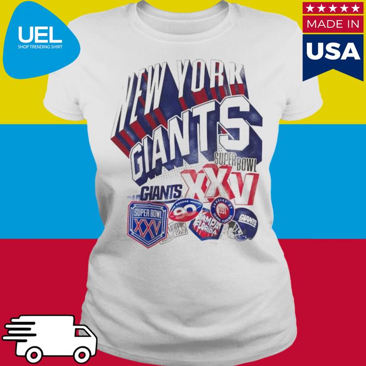 New York Giants Graphic Super Bowl Champions Shirt