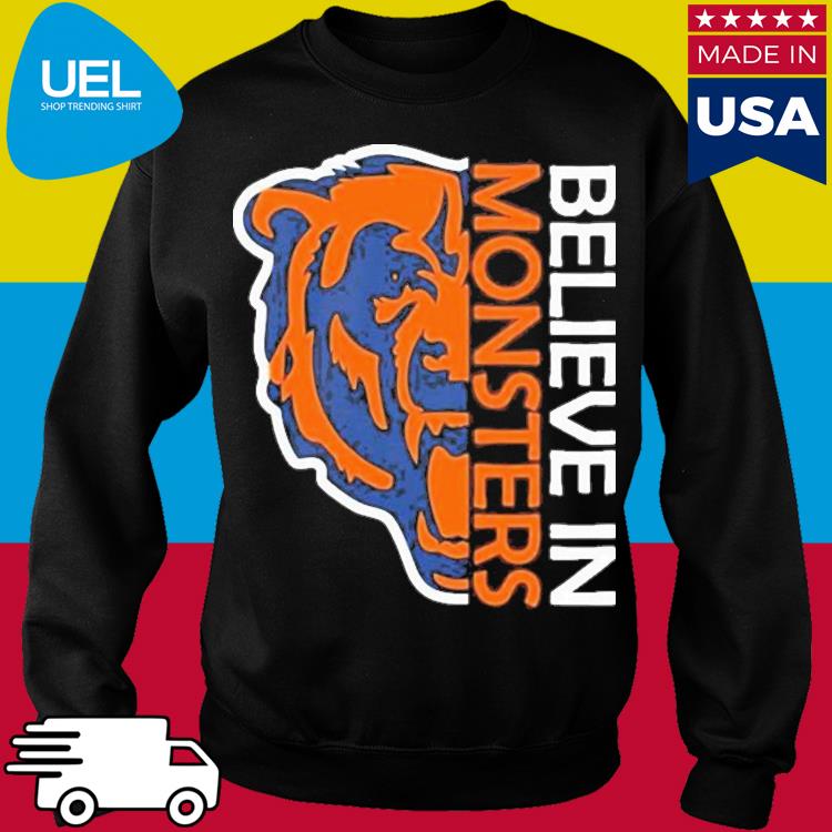 Believe In Monsters Chicago Bears Shirt - High-Quality Printed Brand