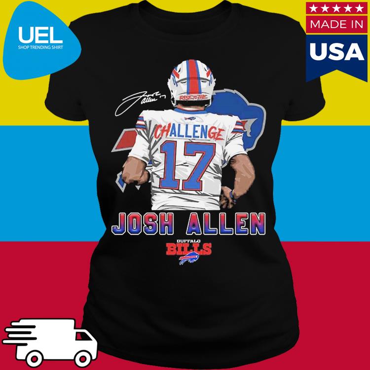 Buffalo Bills Challenge 17 Josh Allen Signature shirt, hoodie