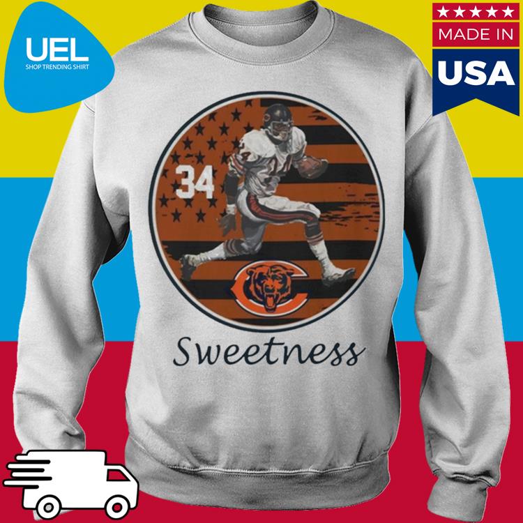 Chicago Bears Men's Orange Walter Payton Sweetness Tee X-Large