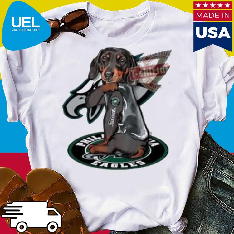 Philadelphia Eagles Dachshund Dogs T-Shirt - TeeNavi