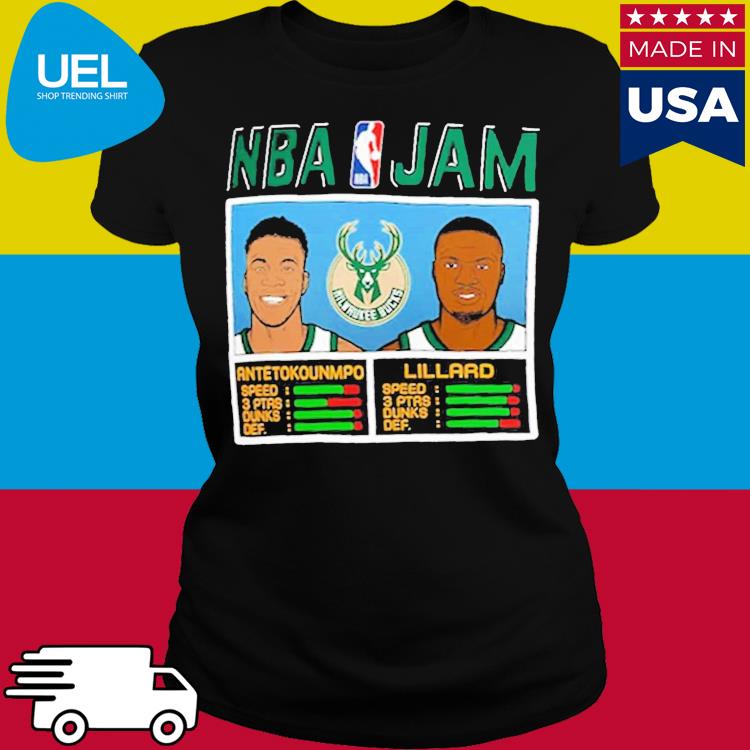 NBA Jam Milwaukee Bucks Damian Lillard & Giannis Antetokounmpo