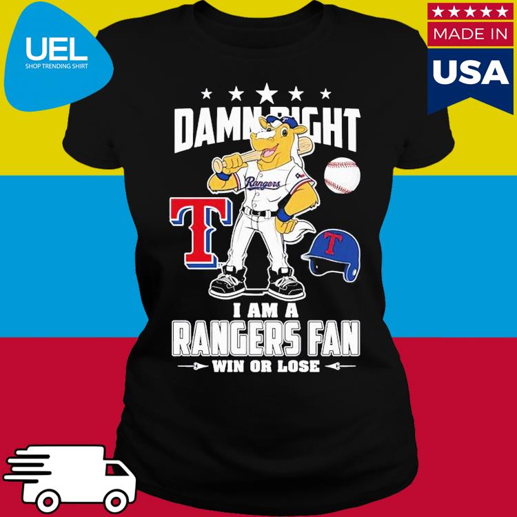 Damn Right Texas Rangers Fan Shirt - HollyTees