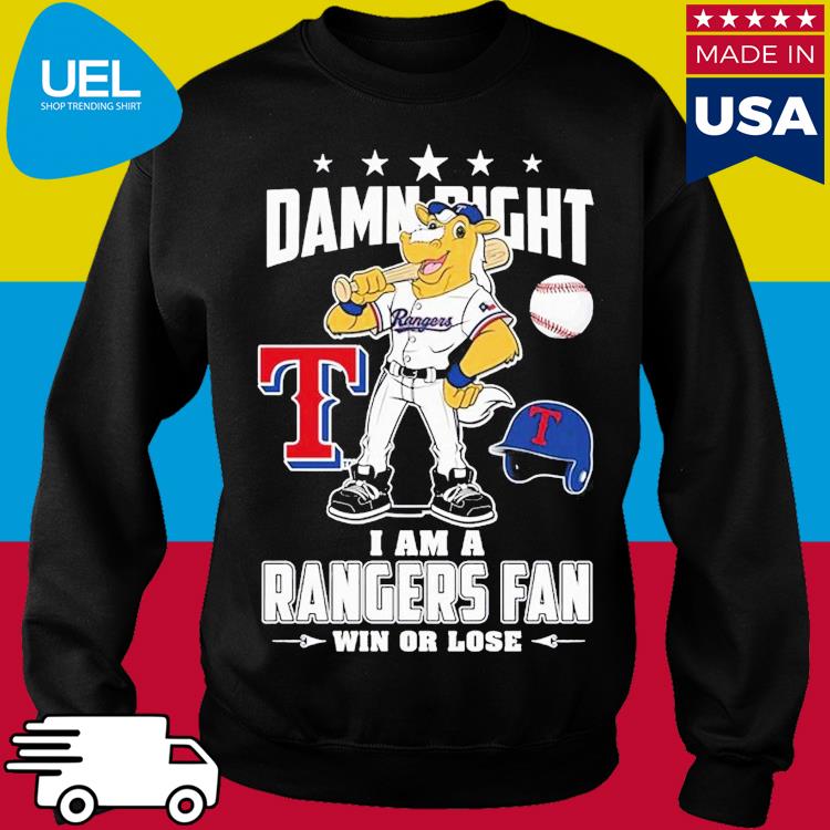 Damn Right Texas Rangers Fan Shirt - HollyTees